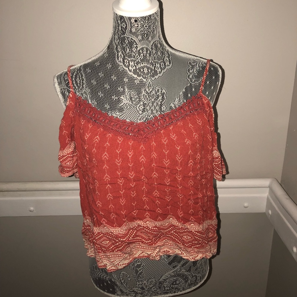 Forever 21 Cold Shoulder Top